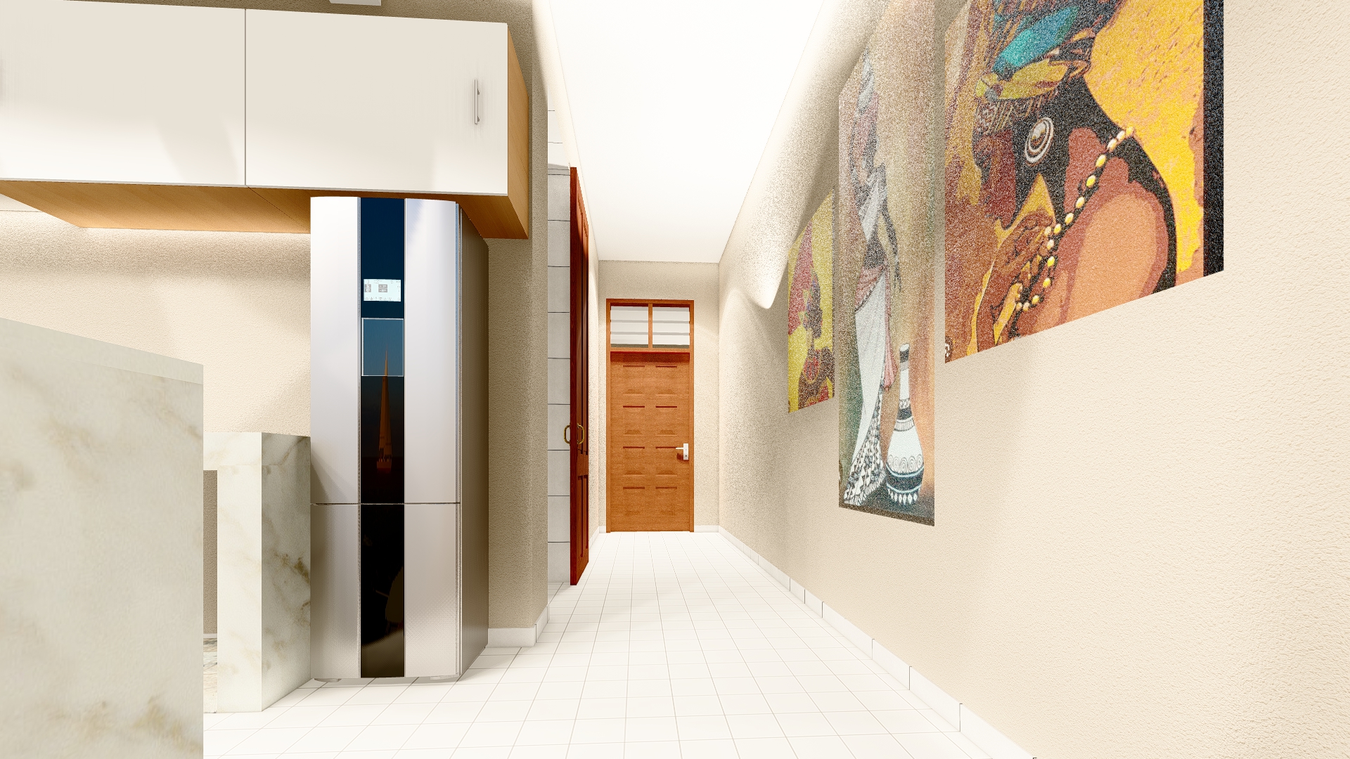 Living room and entertainment area